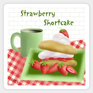 Strawberries and Shortcake Sticker